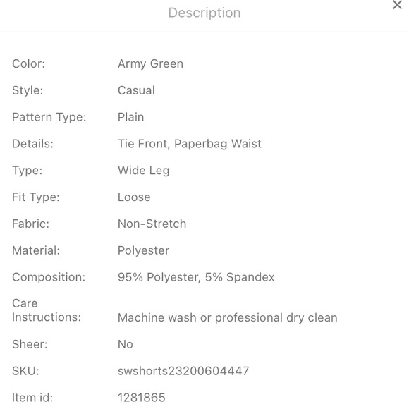 Front Tie Paper-bag Waist Shorts - Picture 7 of 7